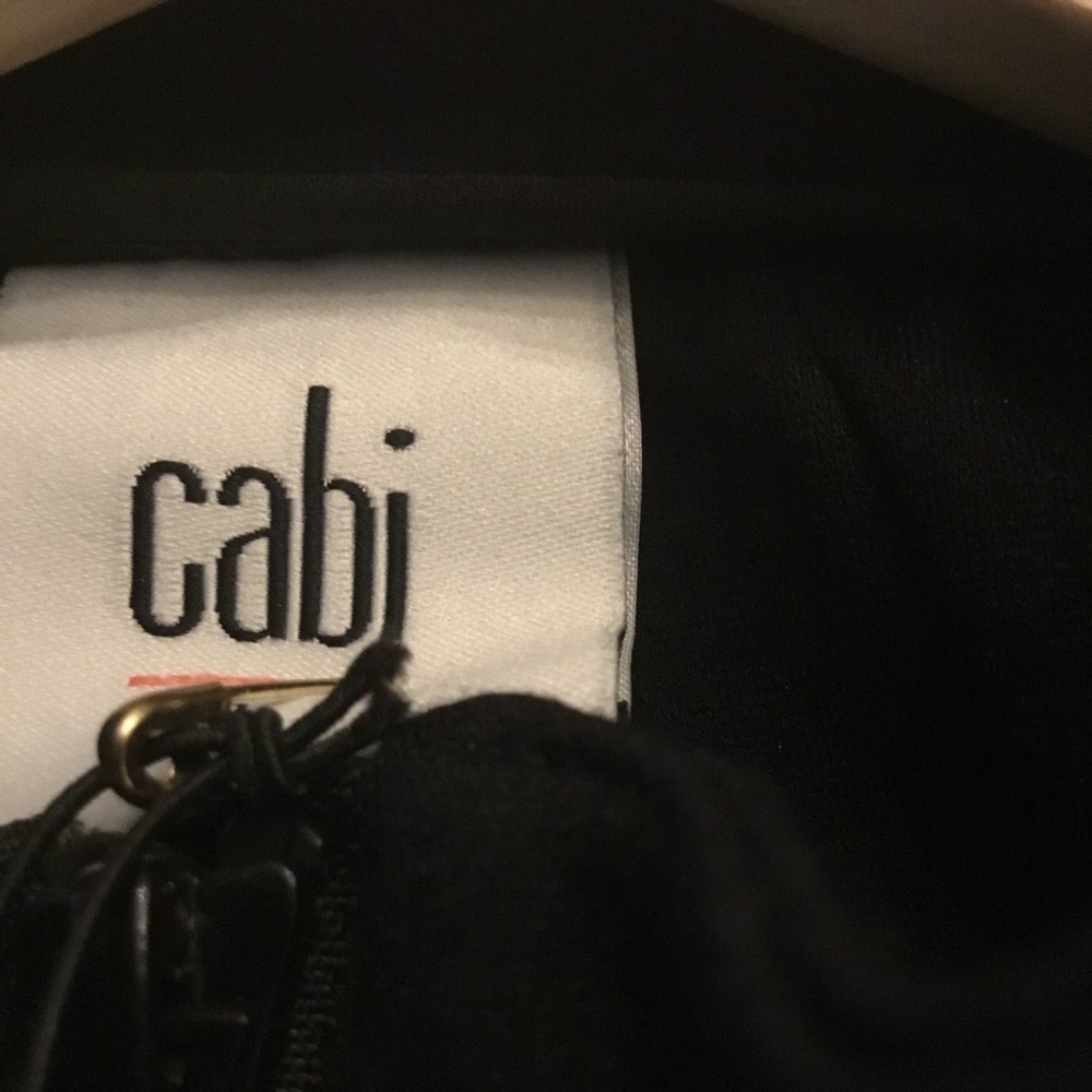Women’s Black Cabi Chance Bomber Jacket Size S NWT - Picture 6 of 6